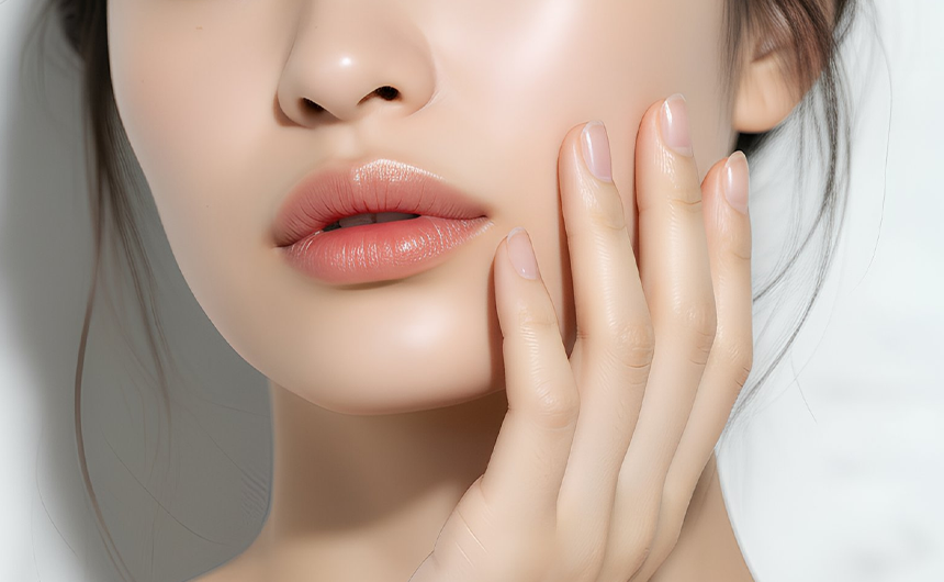 肌が持ち上がる女性image